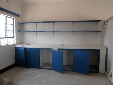 Maternity ward cabinetry installed