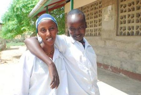 Two of the girls sponsored by TBI Bursary Fund.